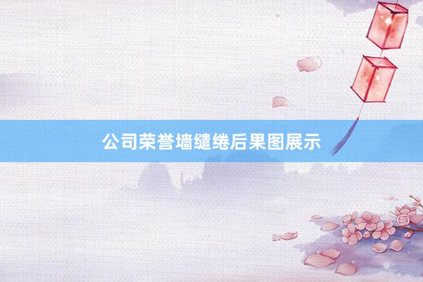 公司荣誉墙缱绻后果图展示